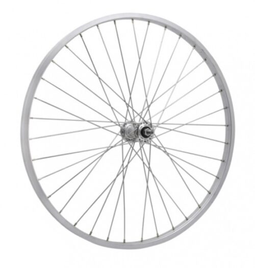 kolo zapletené 26" 559-21 zadní 36 děr stříbrné Union/CnSpoke