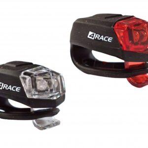 blikačka přední+zadní 4RACE LS02 silicon černé