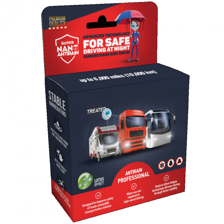 ochrana autoskel NANOPROTECH Super Nano Antirain Professional