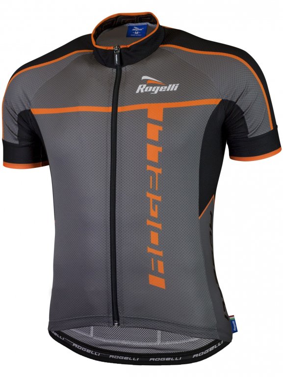 dres krátký pánský Rogelli UMBRIA 2.0 šedo/oranžový