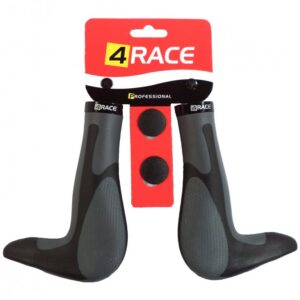 gripy+rohy 4RACE černo-šedé