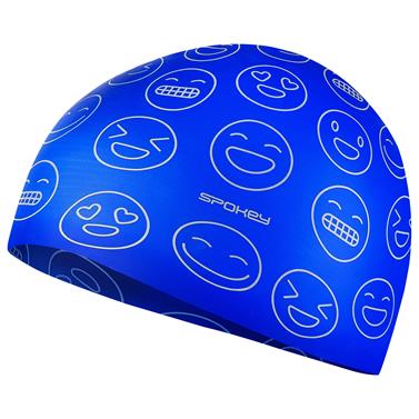 čepice plavecká junior Spokey EMOJI silikon růžová