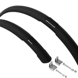 blatníky 26" šíře 57mm krátký úchyt černé