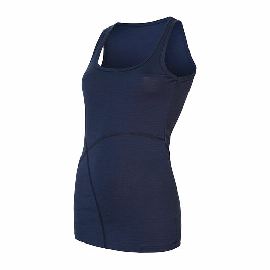 tílko dámské SENSOR MERINO ACTIVE deep blue