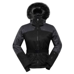 bunda dámská ALPINE PRO OLADA s membránou PTX černá