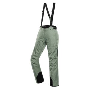 kalhoty dámské dlouhé ALPINE PRO OSAGA s membránou PTX zelené