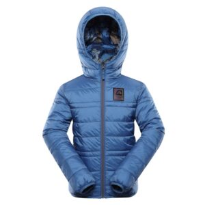 bunda dětská oboustranná ALPINE PRO EROMO HI-THERM modrá