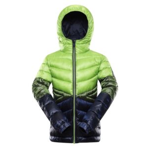 bunda dětská ALPINE PRO ROGO HI-THERM zelená