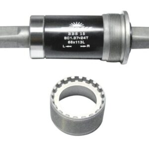 osa středová SUNRACE S15 68-129 4H BSA Fe