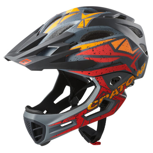 Prilba CRATONI C-Maniac Pro Black/Red/Orange Matt - L/XL (59-62cm)