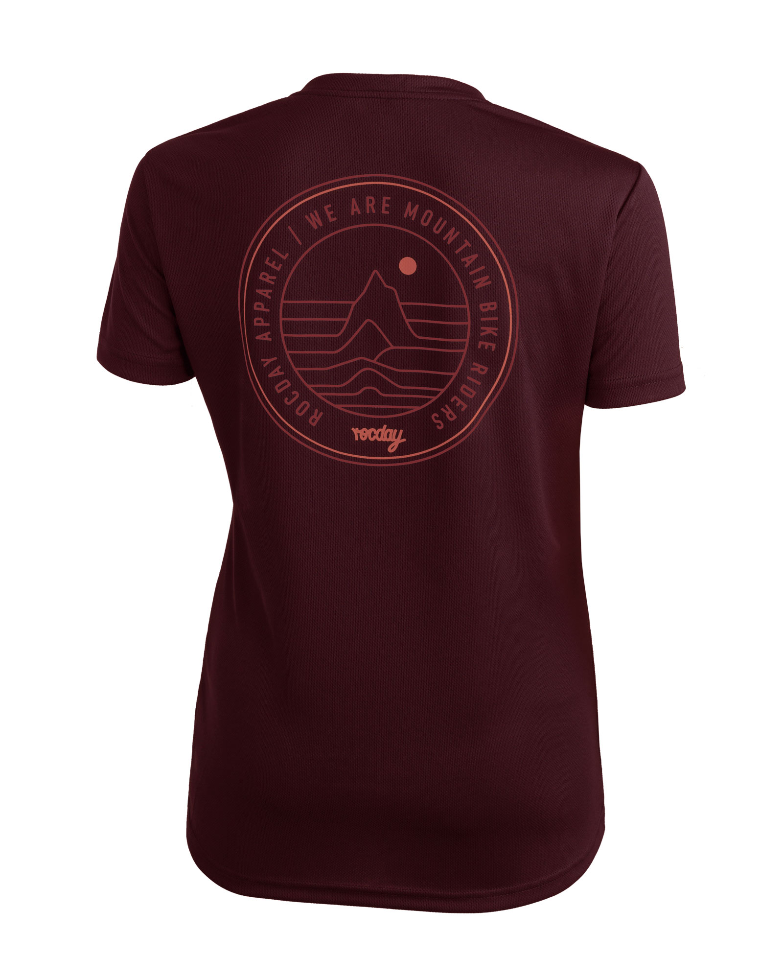 Dámsky dres ROCDAY Woody Burgundy - XL