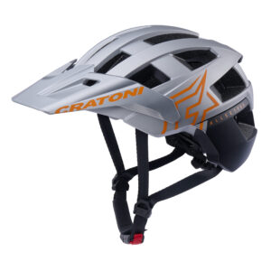 Prilba CRATONI AllSet Pro Silver/Orange Matt - S/M (54-58 cm)