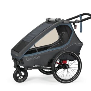 Vozík QERIDOO KidGoo1 Dark Steel Grey