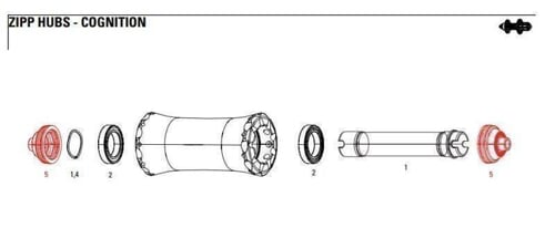 11.2018.033.000 - ZIPP END CAP FRONT COGNITION NSW QR Množ. Uni