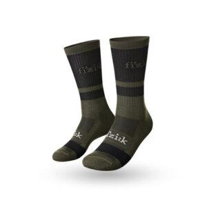 FIZIK PONOŽKY OFF-ROAD ARMY/BLACK (FZKSOCKSOF6110) L