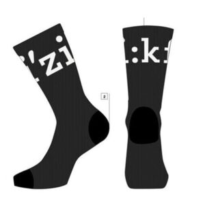 FIZIK PONOŽKY TEAM EDITION BLACK/WHITE (FZKSOCKSTE1020) L