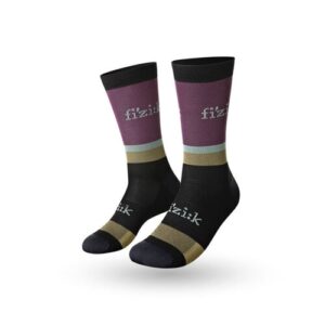 FIZIK PONOŽKY TEAM EDITION MUD/GRAPE (FZKSOCKSTE8598) L