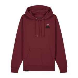 PEATY'S PUBWEAR MIKINA S KAPUCÍ SUMMIT BURGUNDY (PPW-25-HDY-SMT-BRG) S